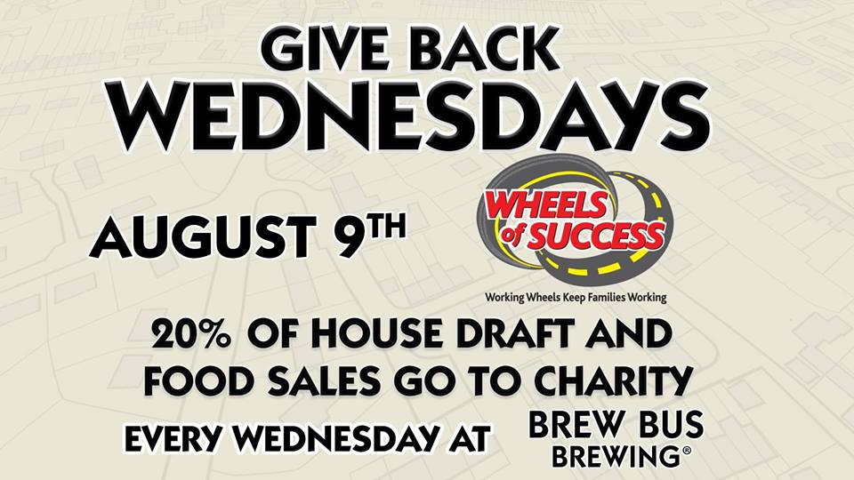 Brew Bus Brewing Evening Fun Benefitting Wheels of Success