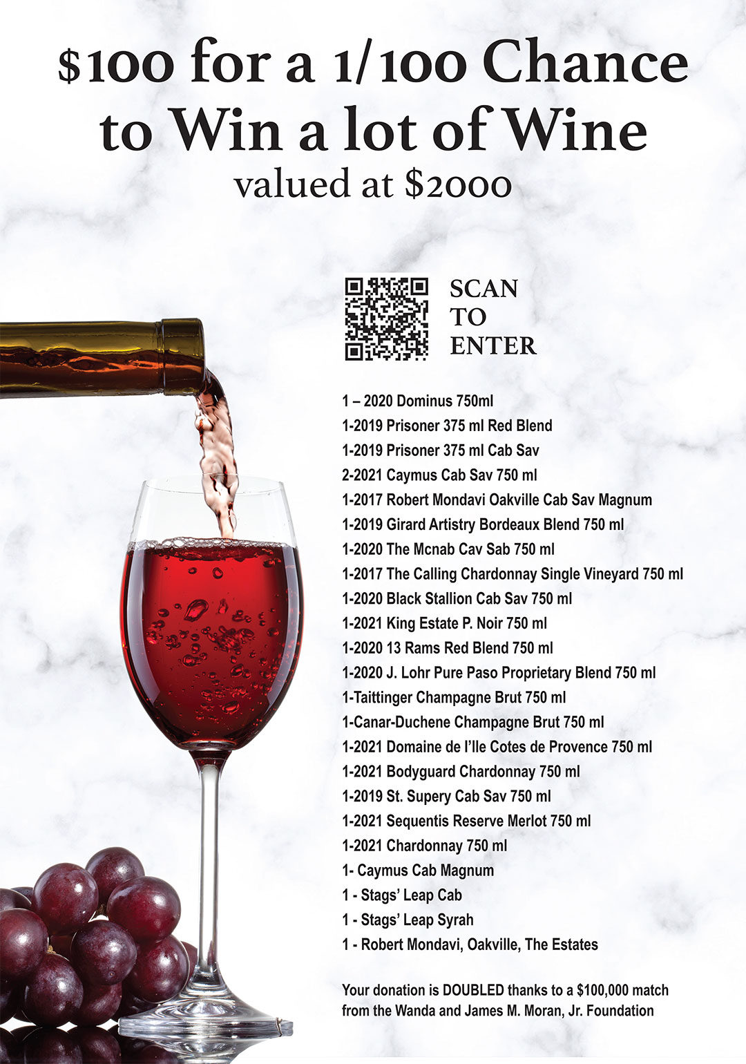 Wine Dinner Raffle October 2023