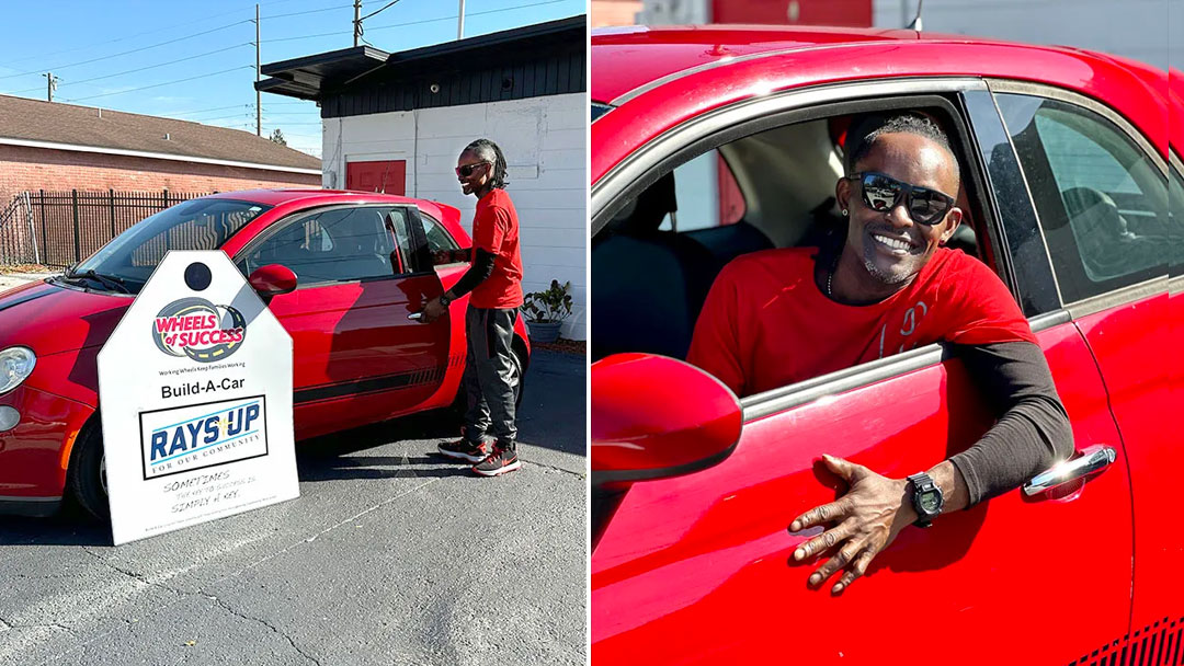 Veteran Presented “New to Him” Car through Wheels of Success on President’s Day
